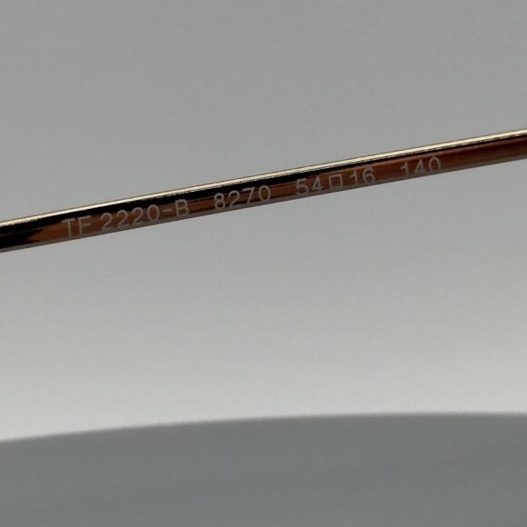 New Tiffany & CO Eyeglasses TF 2220B 8270 Crystal Grey Gold Frames 54mm READ - Picture 8 of 9